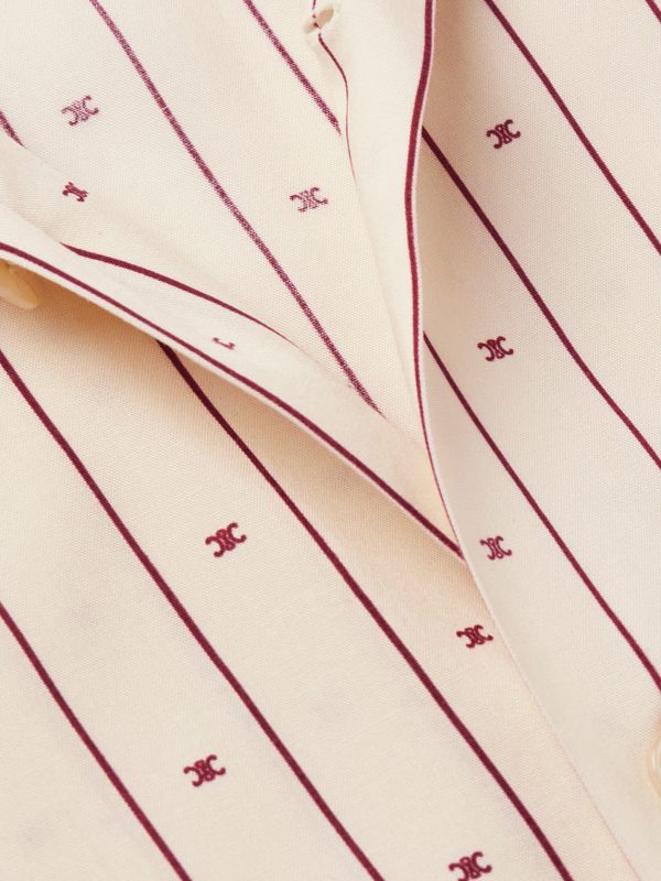 Convertible-Collar Printed Woven Shirt - CU Convertible-Collar Printed Woven Shirt - CU