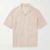 Convertible-Collar Printed Woven Shirt Convertible-Collar Printed Woven Shirt