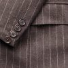 Slim-Fit Pinstriped Wool Suit Jacket - CU Slim-Fit Pinstriped Wool Suit Jacket - CU