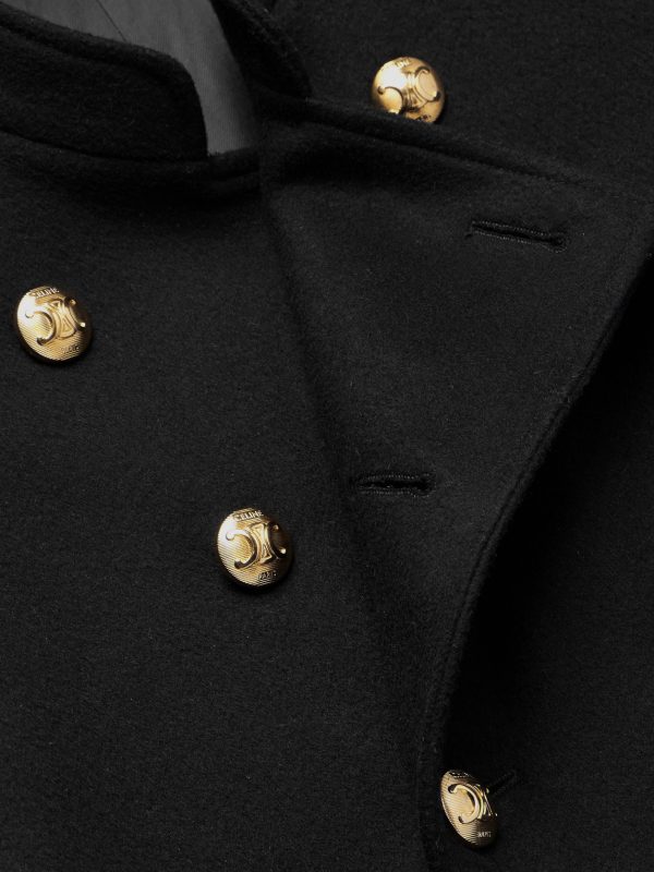 Double-Breasted Virgin Wool Coat - CU Double-Breasted Virgin Wool Coat - CU