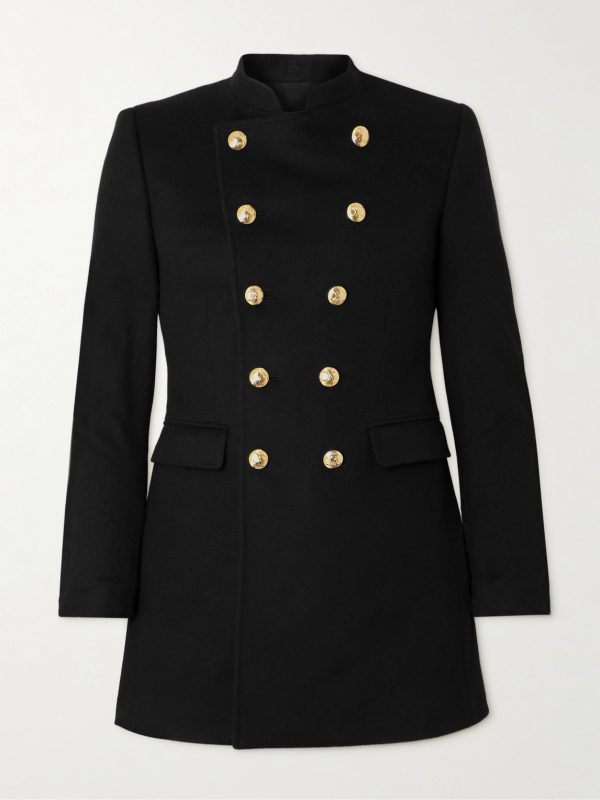 Double-Breasted Virgin Wool Coat Double-Breasted Virgin Wool Coat