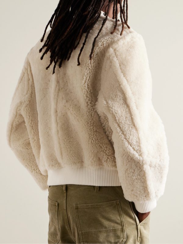Pilou Shearling Bomber Jacket - BK Pilou Shearling Bomber Jacket - BK