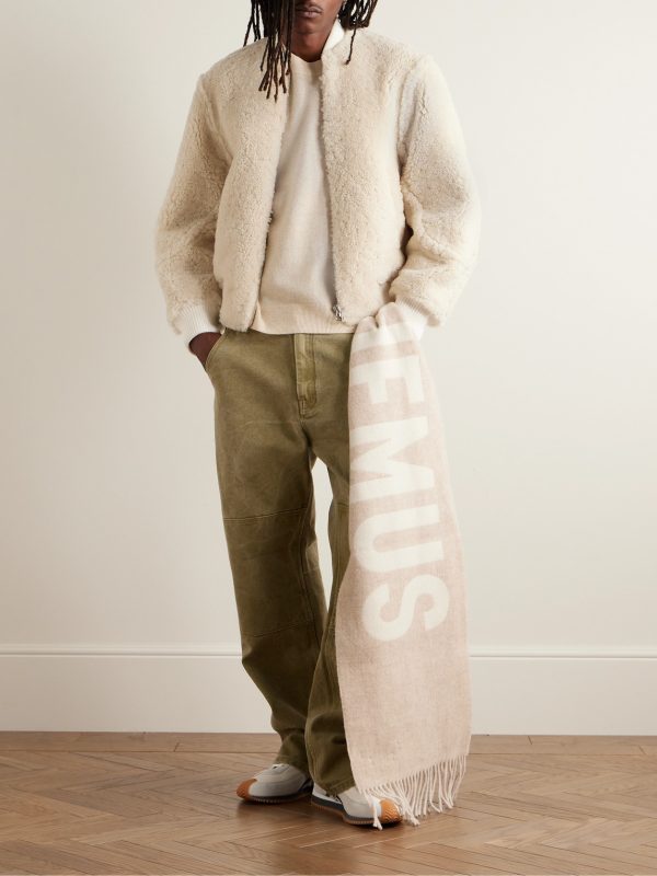 Pilou Shearling Bomber Jacket - OU Pilou Shearling Bomber Jacket - OU