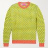 Brick Jacquard-Knit Cashmere Sweater Brick Jacquard-Knit Cashmere Sweater