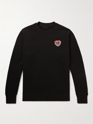 Logo-Appliquéd Cotton-Jersey Sweatshirt Logo-Appliquéd Cotton-Jersey Sweatshirt