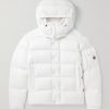 Vezere Logo-Appliquéd Quilted Nylon Hooded Down Jacket