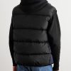 Almaz Logo-Appliquéd Two-Tone Quilted Shell Down Gilet - BK