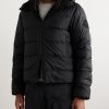 Tejat Reversible Logo-Appliquéd Corduroy and Shell Hooded Down Jacket - E2 Tejat Reversible Logo-Appliquéd Corduroy and Shell Hooded Down Jacket - E2