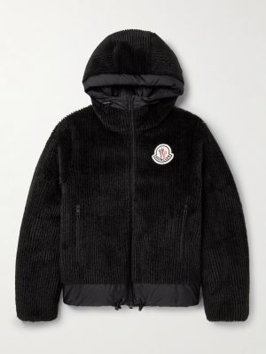 Tejat Reversible Logo-Appliquéd Corduroy and Shell Hooded Down Jacket Tejat Reversible Logo-Appliquéd Corduroy and Shell Hooded Down Jacket