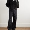 Tejat Reversible Logo-Appliquéd Corduroy and Shell Hooded Down Jacket - OU Tejat Reversible Logo-Appliquéd Corduroy and Shell Hooded Down Jacket - OU