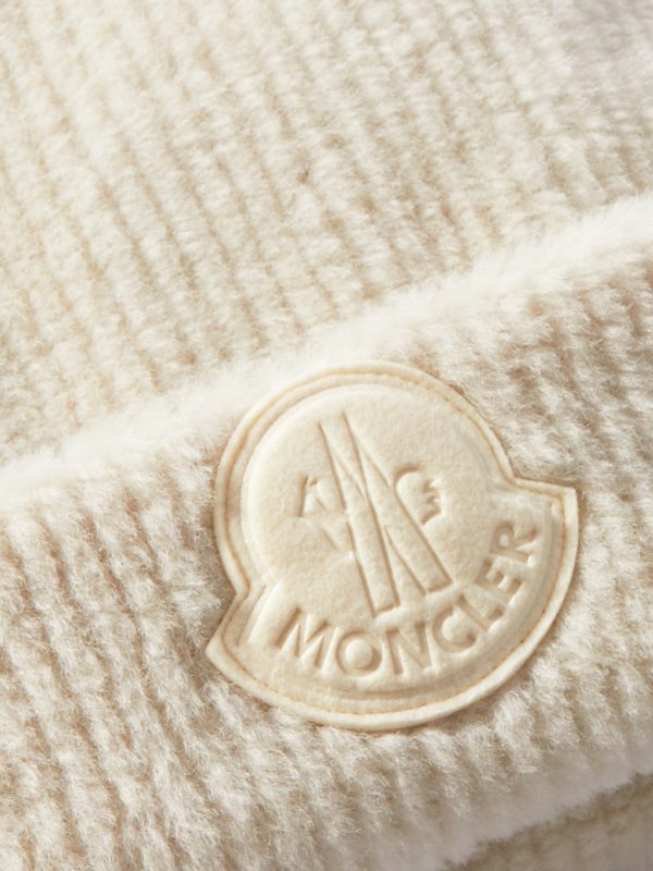 Logo-Appliquéd Plush Beanie - CU Logo-Appliquéd Plush Beanie - CU