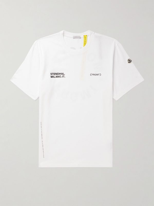 7 Moncler FRGMT Hiroshi Fujiwara Logo-Print Cotton-Jersey T-Shirt 7 Moncler FRGMT Hiroshi Fujiwara Logo-Print Cotton-Jersey T-Shirt