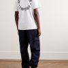 7 Moncler FRGMT Hiroshi Fujiwara Logo-Print Cotton-Jersey T-Shirt - OU 7 Moncler FRGMT Hiroshi Fujiwara Logo-Print Cotton-Jersey T-Shirt - OU