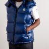 7 Moncler FRGMT Hiroshi Fujiwara Marsh Quilted Shell Hooded Down Gilet - FR