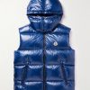 7 Moncler FRGMT Hiroshi Fujiwara Marsh Quilted Shell Hooded Down Gilet