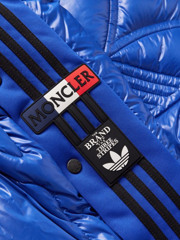 + adidas Originals Chambery Canvas-Trimmed Quilted Glossed-Shell Hooded Down Jacket - E1