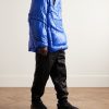 + adidas Originals Chambery Canvas-Trimmed Quilted Glossed-Shell Hooded Down Jacket - OU