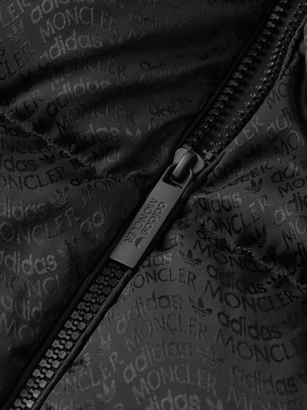 + adidas Originals Alpbach Quilted Logo-Jacquard Shell Hooded Down Jacket - E1 + adidas Originals Alpbach Quilted Logo-Jacquard Shell Hooded Down Jacket - E1