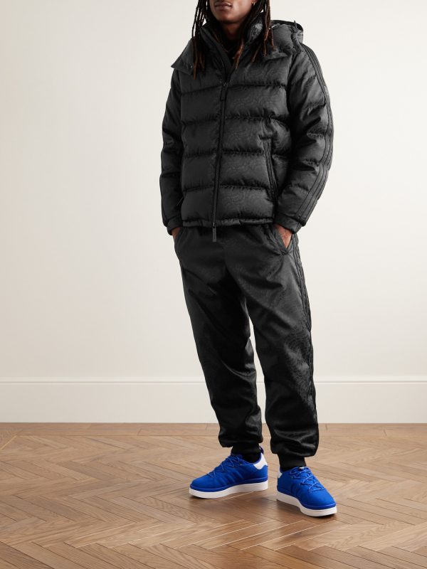 + adidas Originals Alpbach Quilted Logo-Jacquard Shell Hooded Down Jacket - OU + adidas Originals Alpbach Quilted Logo-Jacquard Shell Hooded Down Jacket - OU