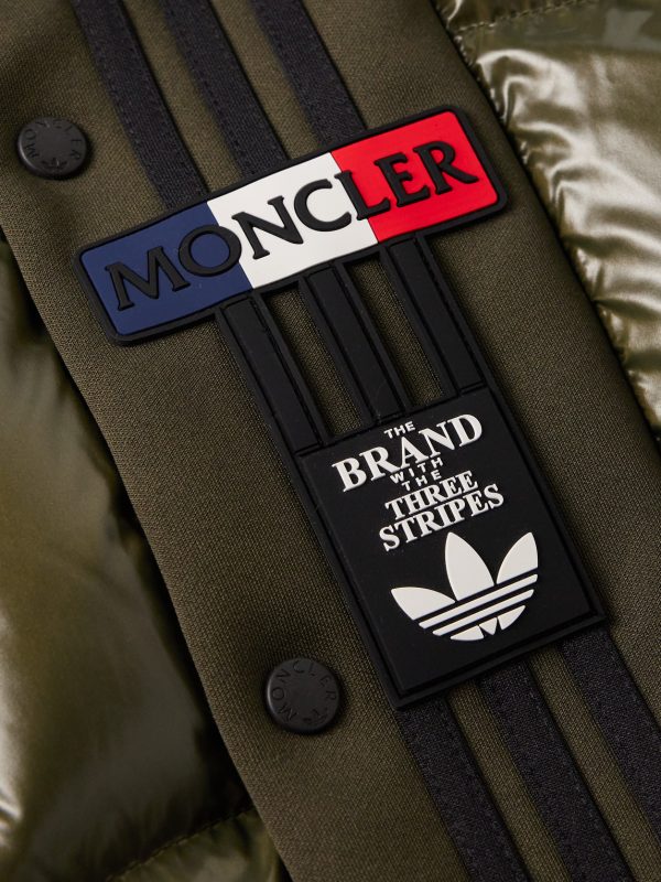 + adidas Originals Bozon Tech Jersey-Trimmed Quilted Glossed-Shell Down Gilet - CU
