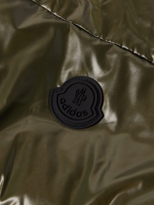 + adidas Originals Bozon Tech Jersey-Trimmed Quilted Glossed-Shell Down Gilet - E1