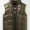 + adidas Originals Bozon Tech Jersey-Trimmed Quilted Glossed-Shell Down Gilet