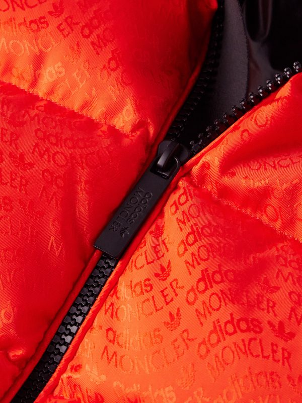 + adidas Originals Alpbach Quilted Logo-Jacquard Shell Hooded Down Jacket - CU