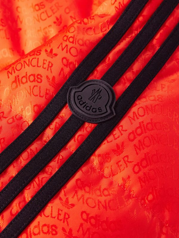 + adidas Originals Alpbach Quilted Logo-Jacquard Shell Hooded Down Jacket - E1