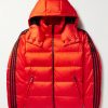 + adidas Originals Alpbach Quilted Logo-Jacquard Shell Hooded Down Jacket