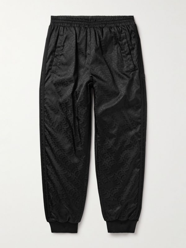 + adidas Originals Straight-Leg Reversible Logo-Jacquard Shell Down Sweatpants + adidas Originals Straight-Leg Reversible Logo-Jacquard Shell Down Sweatpants
