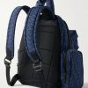 + adidas Originals Logo-Print Leather-Trimmed Padded Shell Backpack - BK + adidas Originals Logo-Print Leather-Trimmed Padded Shell Backpack - BK