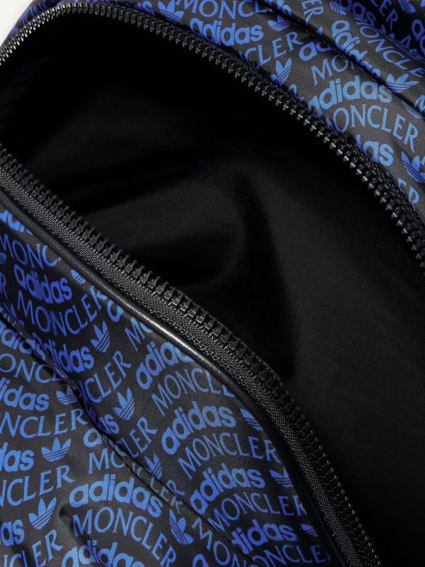 + adidas Originals Logo-Print Leather-Trimmed Padded Shell Backpack - E1 + adidas Originals Logo-Print Leather-Trimmed Padded Shell Backpack - E1