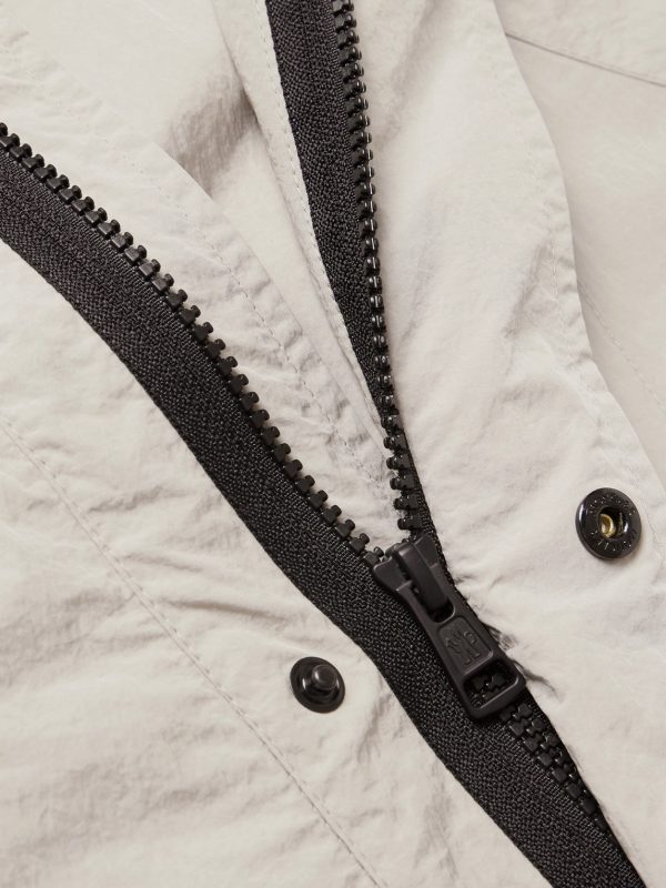 7 Moncler FRGMT Hiroshi Fujiwara Dotter Crinkled-Shell Hooded Jacket - CU 7 Moncler FRGMT Hiroshi Fujiwara Dotter Crinkled-Shell Hooded Jacket - CU