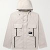 7 Moncler FRGMT Hiroshi Fujiwara Dotter Crinkled-Shell Hooded Jacket 7 Moncler FRGMT Hiroshi Fujiwara Dotter Crinkled-Shell Hooded Jacket