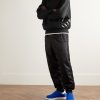 + adidas Originals Shell-Trimmed Logo-Appliquéd Cotton-Jersey Hoodie - OU