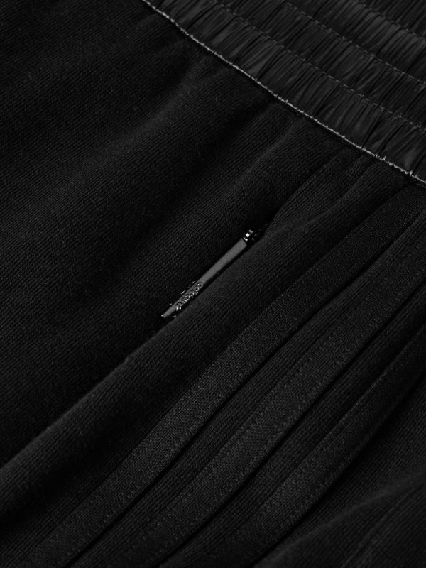 + adidas Originals Tapered Shell-Trimmed Cotton-Jersey Sweatpants - CU + adidas Originals Tapered Shell-Trimmed Cotton-Jersey Sweatpants - CU