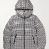 7 Moncler FRGMT Hiroshi Fujiwara Socotrine Houndstooth-Print Shell Hooded Down Jacket