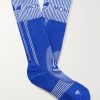 + adidas Originals Logo-Jacquard Ribbed Recycled Stretch-Knit Socks + adidas Originals Logo-Jacquard Ribbed Recycled Stretch-Knit Socks