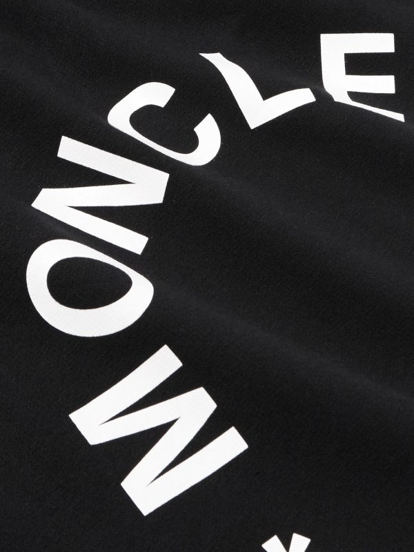 7 Moncler FRGMT Hiroshi Fujiwara Logo-Print Cotton-Jersey Hoodie - CU