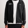 7 Moncler FRGMT Hiroshi Fujiwara Logo-Print Cotton-Jersey Hoodie - FR
