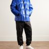 + adidas Originals Beiser Tech Jersey-Trimmed Quilted Glossed-Shell Hooded Down Jacket - OU