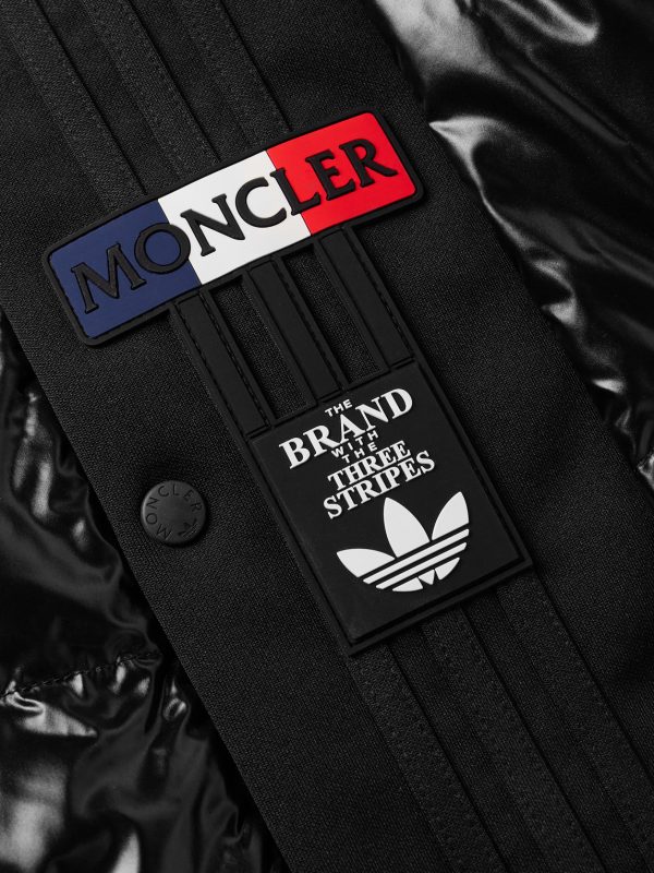 + adidas Originals Straight-Leg Tech Jersey-Trimmed Quilted Glossed-Shell Down Shorts - CU + adidas Originals Straight-Leg Tech Jersey-Trimmed Quilted Glossed-Shell Down Shorts - CU