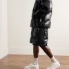 + adidas Originals Straight-Leg Tech Jersey-Trimmed Quilted Glossed-Shell Down Shorts - OU + adidas Originals Straight-Leg Tech Jersey-Trimmed Quilted Glossed-Shell Down Shorts - OU