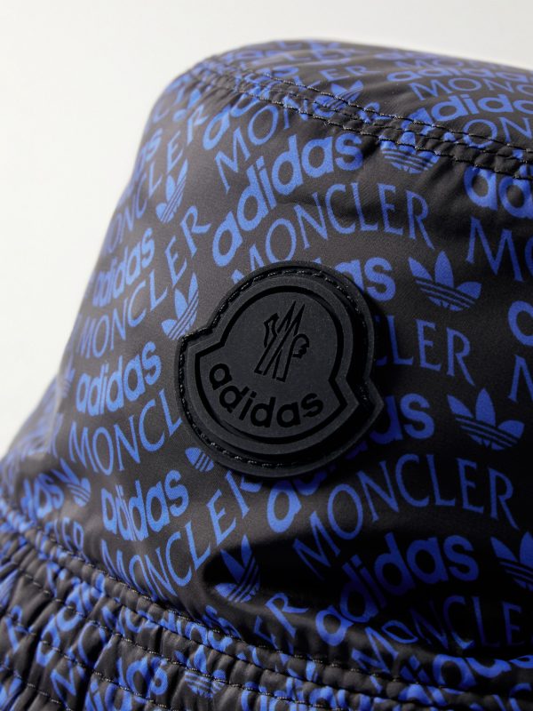 + adidas Originals Logo-Print Appliquéd Shell Bucket Hat - CU + adidas Originals Logo-Print Appliquéd Shell Bucket Hat - CU