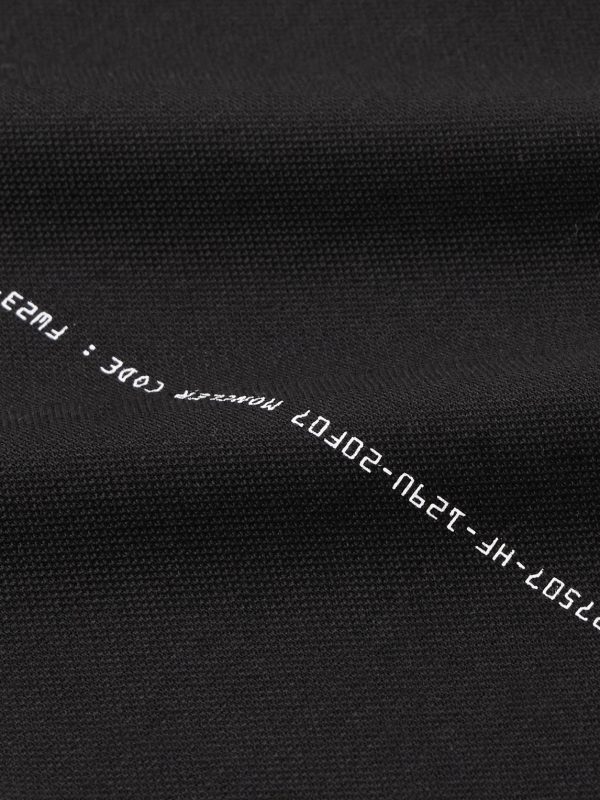 7 Moncler FRGMT Hiroshi Fujiwara Logo-Appliquéd Satin-Trimmed Cotton-Jersey Polo Shirt - CU