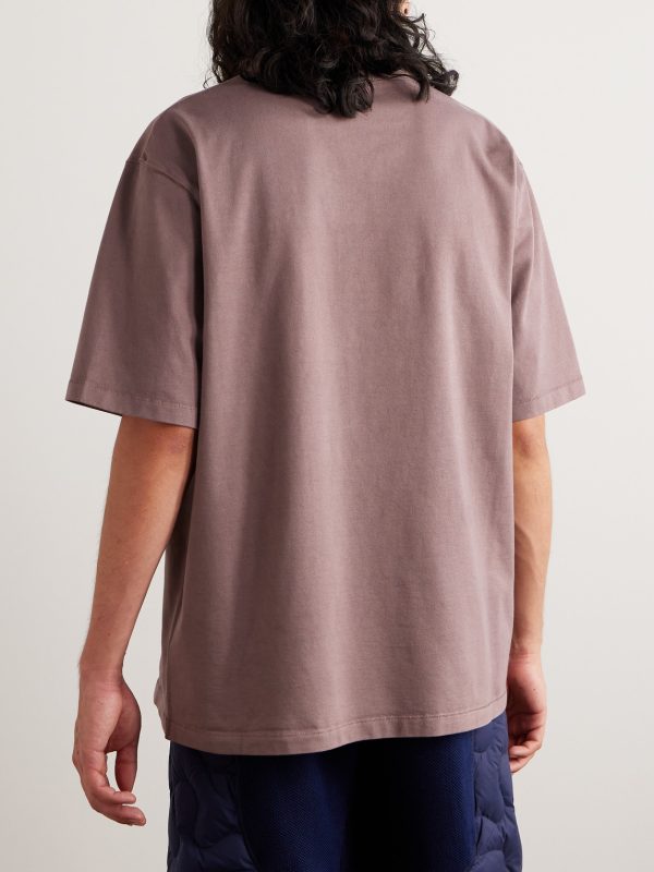 + Salehe Bembury Logo-Print Cotton-Jersey T-Shirt - BK