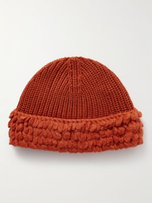 + Salehe Bembury Fringed Ribbed Wool Beanie