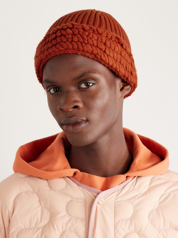 + Salehe Bembury Fringed Ribbed Wool Beanie - OU + Salehe Bembury Fringed Ribbed Wool Beanie - OU