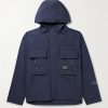 7 Moncler FRGMT Hiroshi Fujiwara Dotter Crinkled-Shell Hooded Jacket 7 Moncler FRGMT Hiroshi Fujiwara Dotter Crinkled-Shell Hooded Jacket