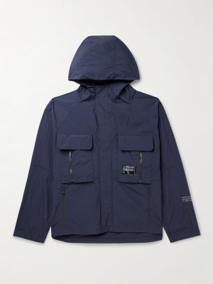 7 Moncler FRGMT Hiroshi Fujiwara Dotter Crinkled-Shell Hooded Jacket 7 Moncler FRGMT Hiroshi Fujiwara Dotter Crinkled-Shell Hooded Jacket